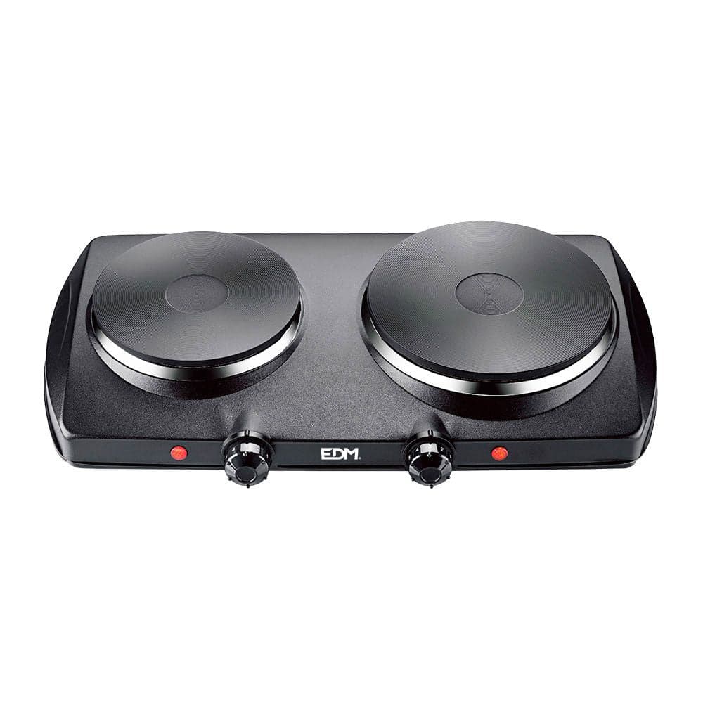 COZINHA ELETRICA PRETO 1400W 2 FOGOS CE/A13 EDM