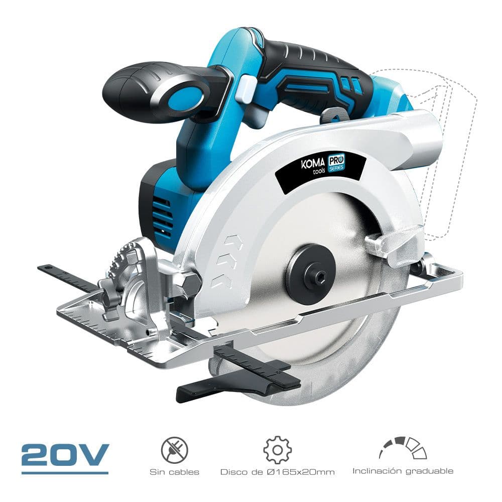 Koma Serra Circular 20v (sem Bateria e Carregador) - EDM08764