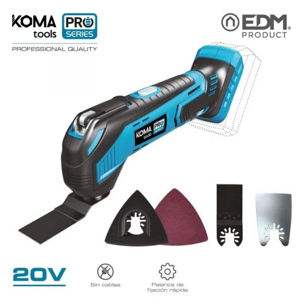 Koma Tools Multi-Ferramenta Oscilante 08765 20V Sem Fio