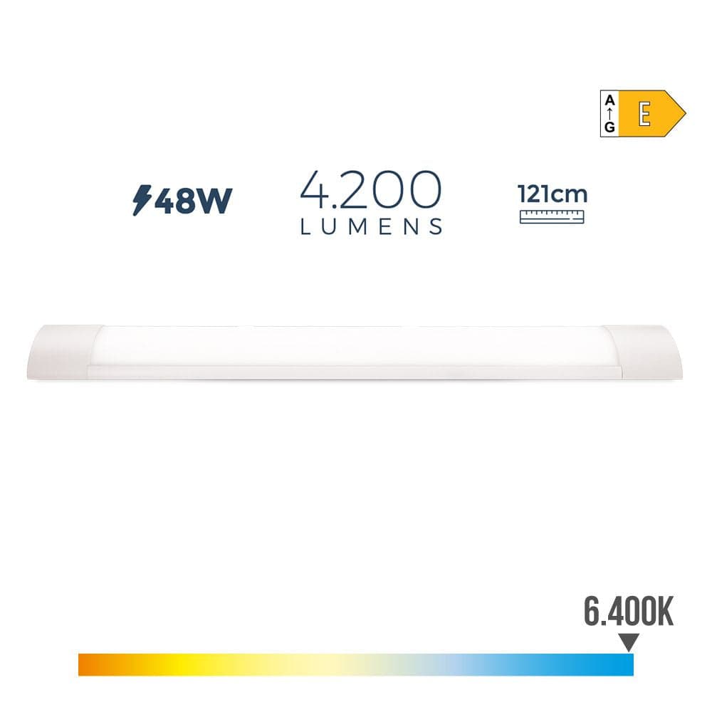 Regleta LED EDM 48W 4200lm, 6400K, IP20