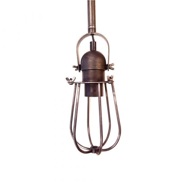 EDM Candeeiro de Teto Suspenso 32108 Ø10x22cm Preto