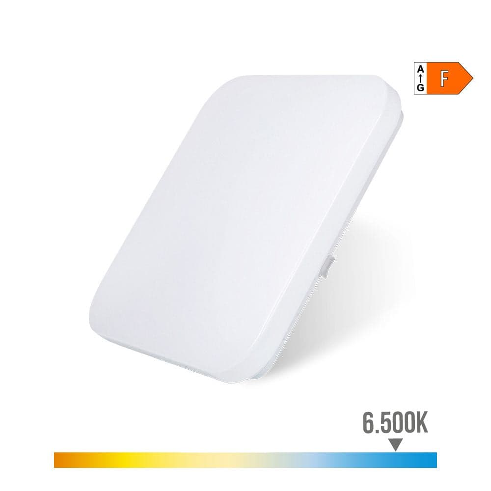 CANDEEIRO DE SUPERFÍCIE LED EXTRA FINO 24W 6500K 37,5X37,5X7,1CM