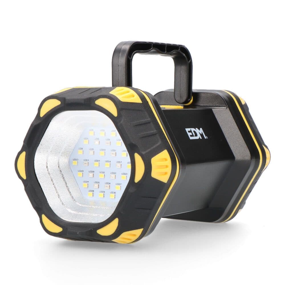 LANTERNA LED RECARREGÁVEL 3 PONTOS DE LUZ