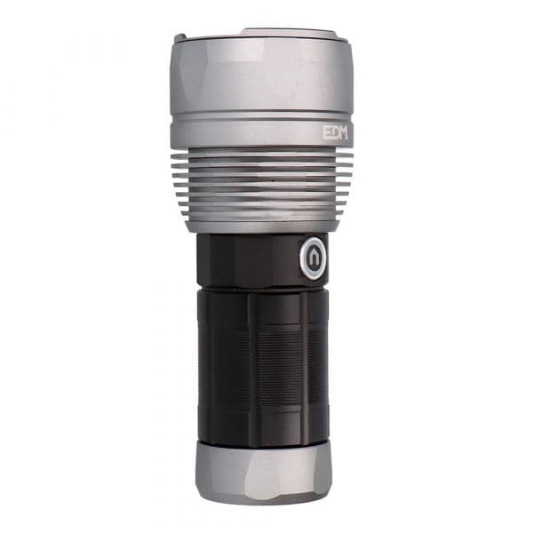 EDM Lanterna Tática LED Recarregável Titanforce 14.000 lm 6500 K 150 W IP44 com Cordão