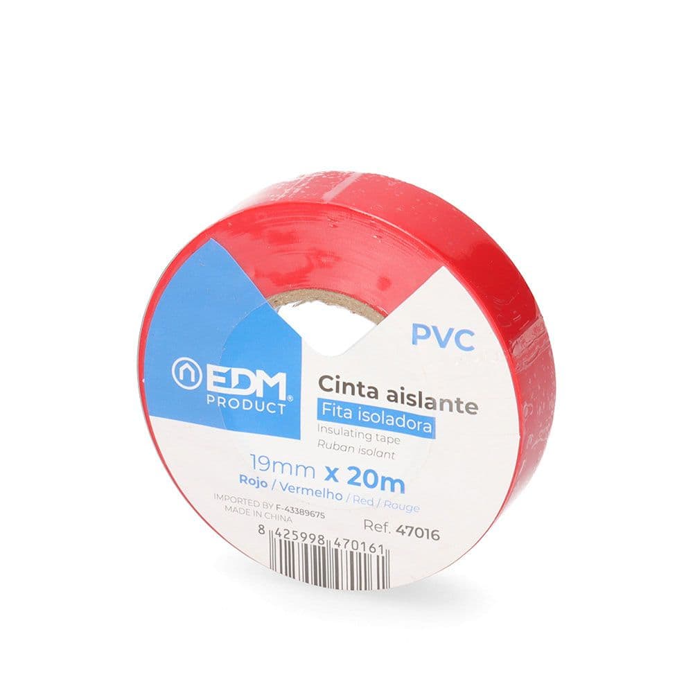 EDM Fita Isoladora Vermelha 20m