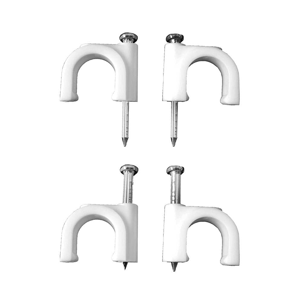 EDM Abraçadeira Redonda Branca com Prego 2x2,5 Nº 08 C - EDM48008