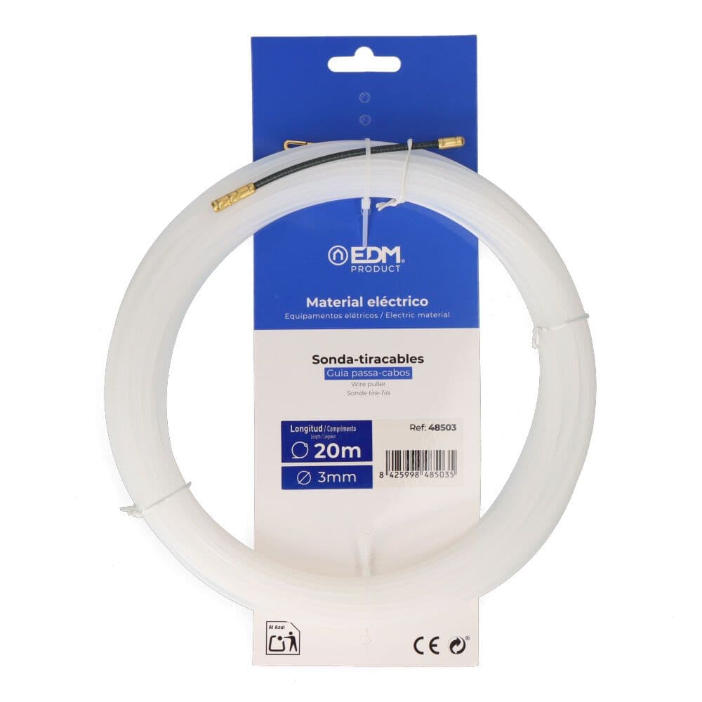 GUIA PASSA-CABOS NYLON 20M X 3MM