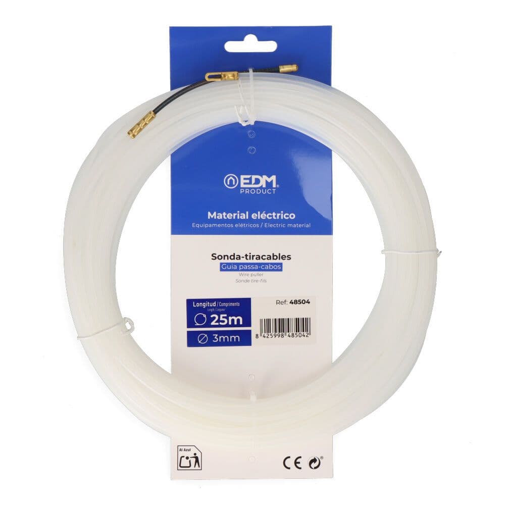 GUIA PASSA-CABOS NYLON 25M X 3MM