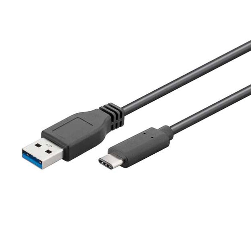 EDM Cabo USB 3.0 Tipo A Macho para USB 3.1 Tipo C Macho Preto 1m