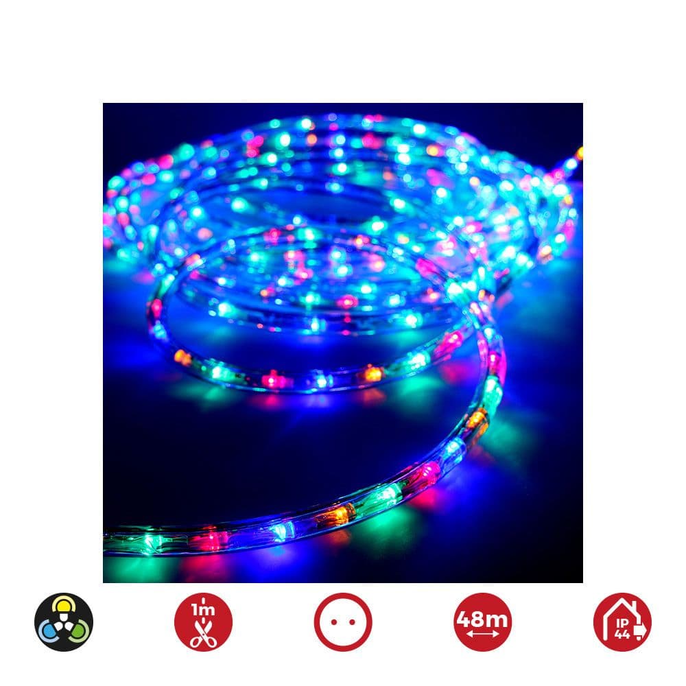 EDM Tubo Flexível Fixo 48m Multicolor