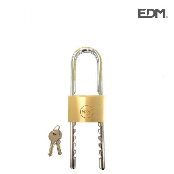 EDM Cadeado de Latão 60MM Arco Ajustável 60-160MM Bolha de Abertura