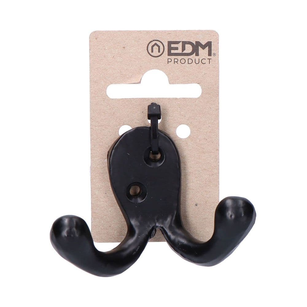 SUPORTE DE FORJAGEM PRETO DUPLO EM CARTÃO DE SUSPENSÃO EDM