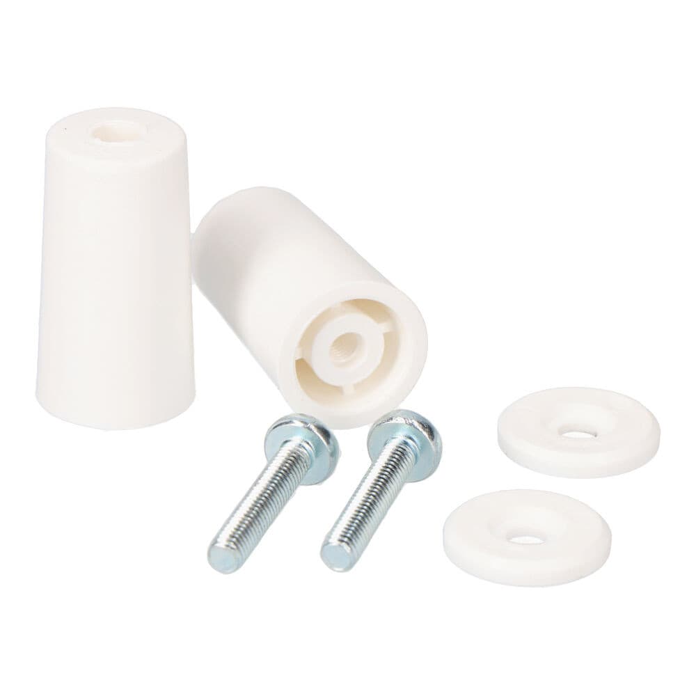 2 paradas brancas para cego de 40 mm de comprimento