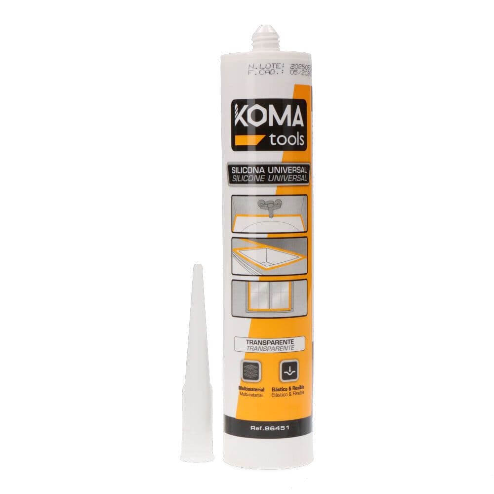 EDM Silicone Universal Translúcida 280ml L-061219 - EDM96451