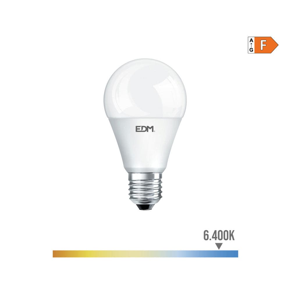 EDM Lâmpada Standard Led E27 10w 810 Lm 6400k Luz Fria - EDM98324