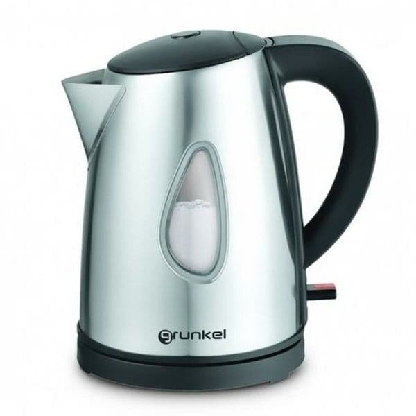 Grunkel Chaleira Elétrica HV-16GX 1.7L 2000W-2200W Aço Inoxidável Preta