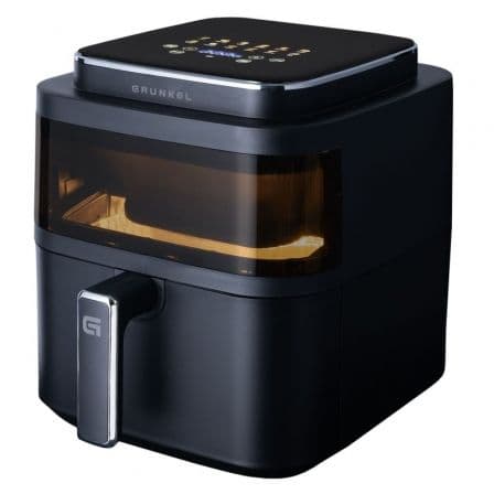 FREIDORA POR AIRE SIN ACEITE GRUNKEL BLACK LIGHT FRYER 1400W CAP