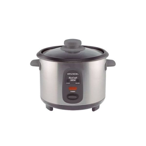 Grunkel RC-06L Panela Elétrica de Arroz e Vaporizador de Ar Quente 0.6L 300W Preto