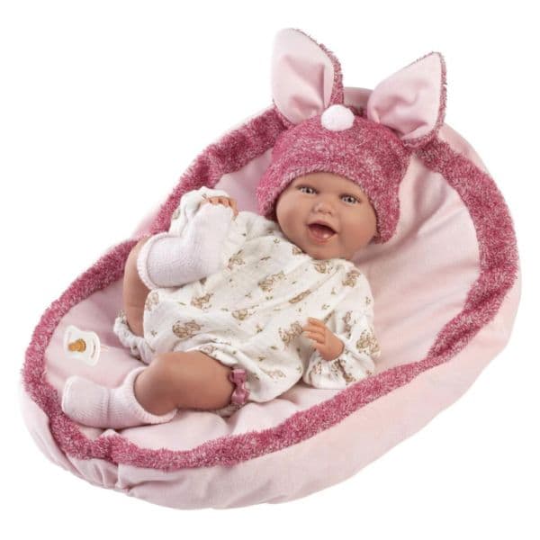 Llorens Boneca Mimi Sorridente 42cm com Almofada - DT74134