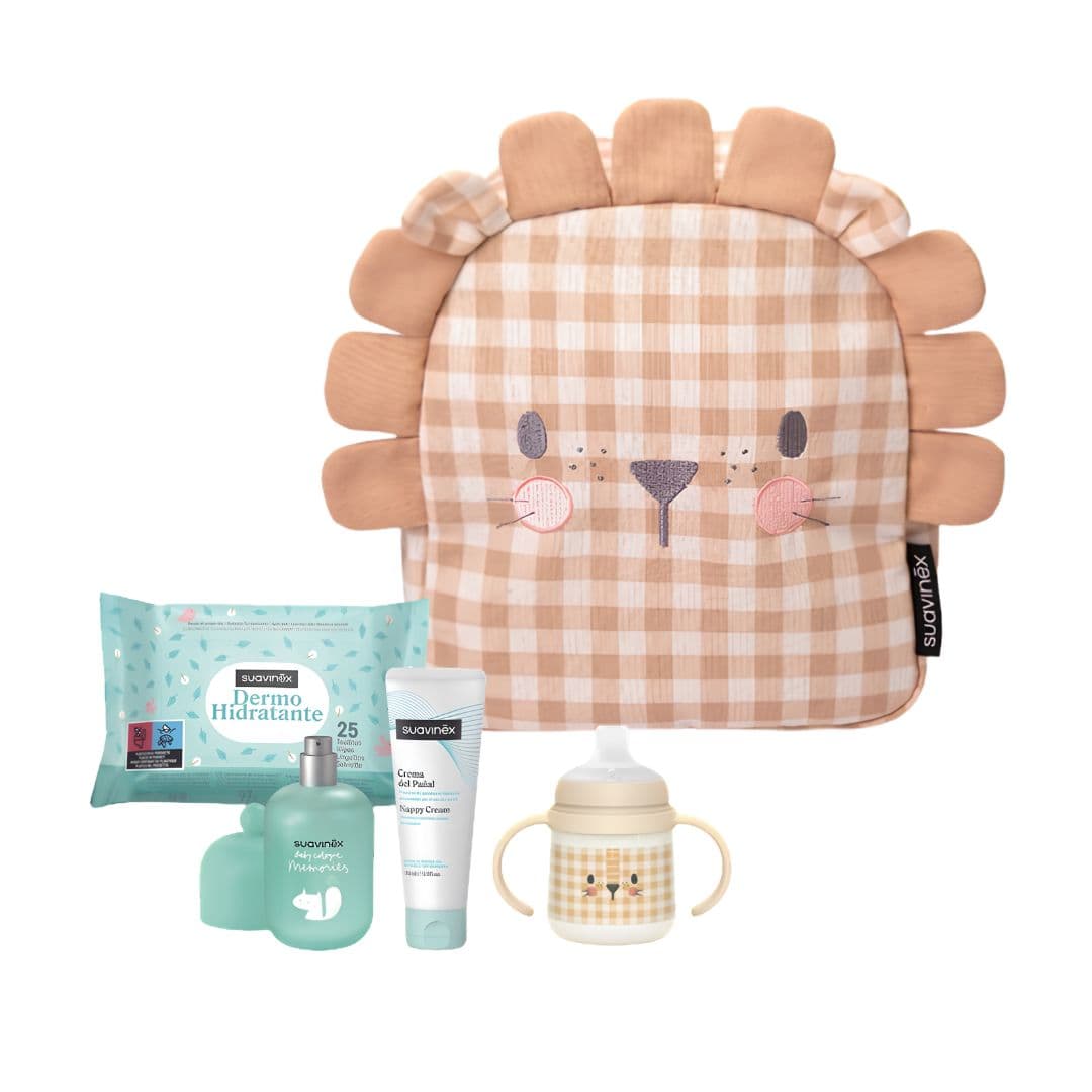 Suavinex My Little Backpack Leão Bege Amarelo Pack 4 Unidades
