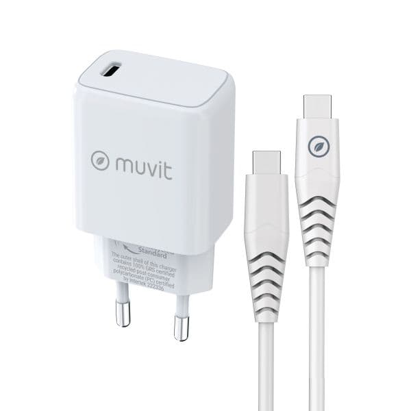 Muvit Carregador 25W White
