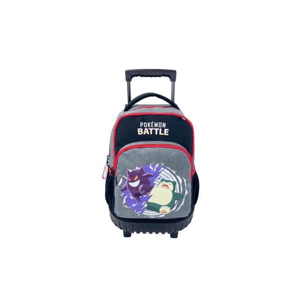 CYP Brands Mochila com Rodas Pokémon Battle 2.86L Preto Multicolor Cinzento-escuro