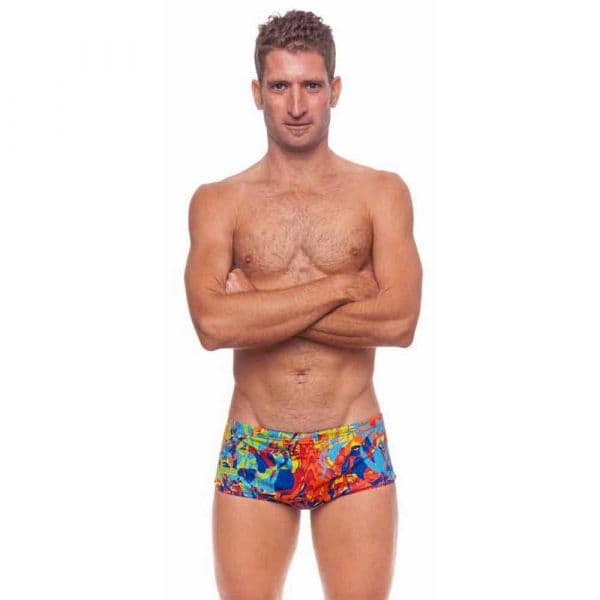 Turbo Seasons Super Tank Swimming Brief Colorido XL Homem