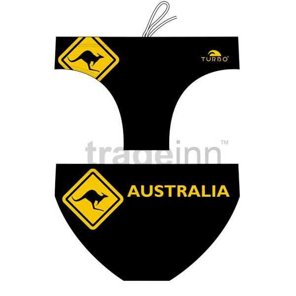 Turbo Kangoroo Australia Swimming Brief Preto 3XL Homem