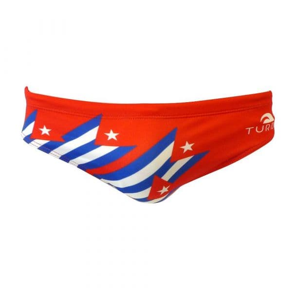 Turbo Cuba Stars Swimming Brief Vermelho M Homem