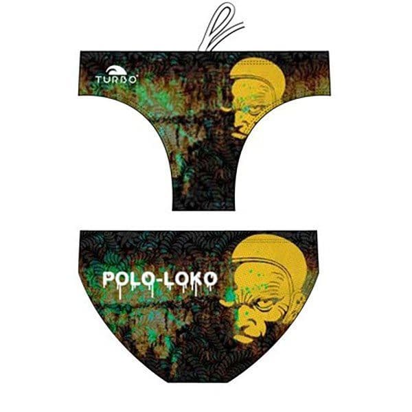 Turbo Polo Loko Swimming Brief Colorido M Homem