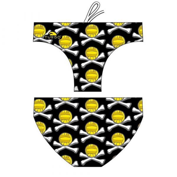 Turbo Bones Swimming Brief Preto 4XL Homem