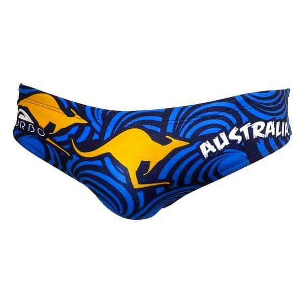 Turbo Australia Swimming Brief Azul 4XL Homem