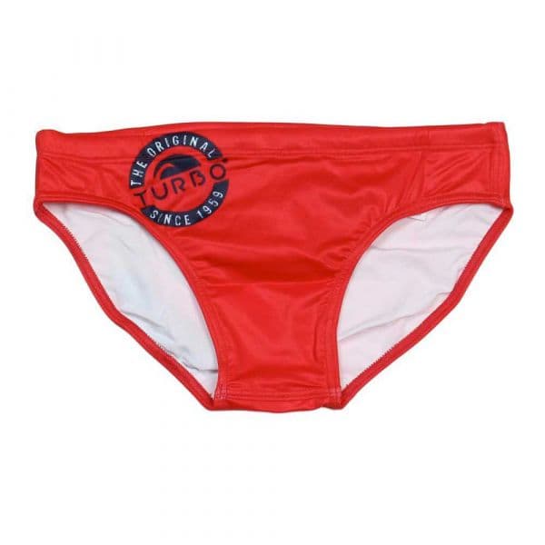 Turbo Original Waterpolo Swimming Brief Vermelho S Homem