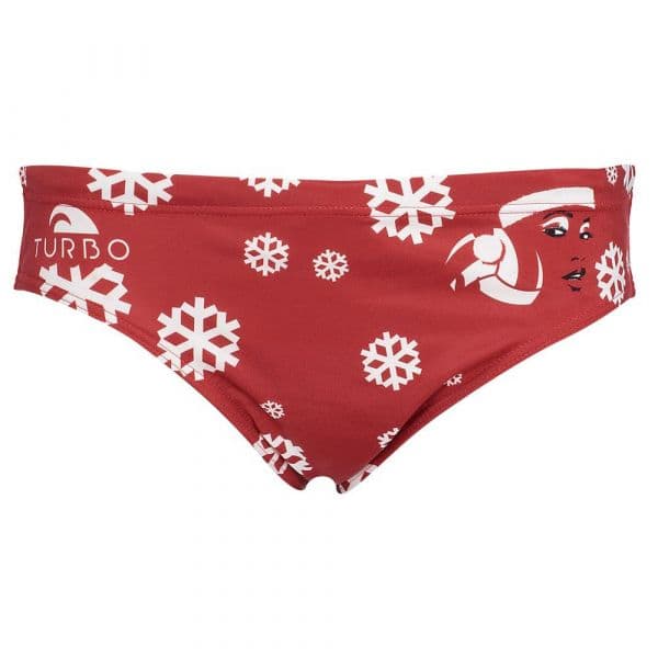 Turbo Mama Noel Swimming Brief Vermelho 3XL Homem