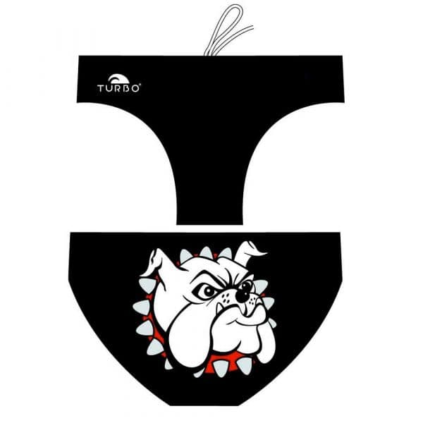 Turbo Bulldog Swimming Brief Branco,Preto 5XL Homem
