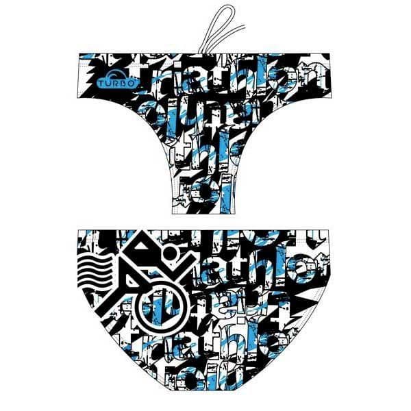 Turbo Multi Triathlon Swimming Brief Preto 2XL Homem