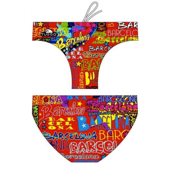 Turbo Barcelona Lights Swimming Brief Vermelho XL Homem