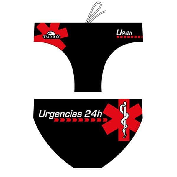 Turbo Emergency 24 Hour Swimming Brief Preto M Homem