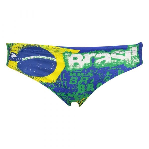 Turbo Happy Brazil Swimming Brief Colorido XL Homem
