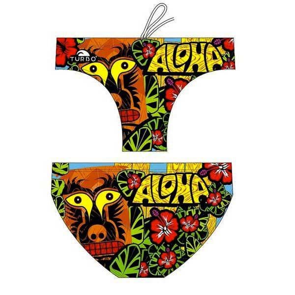 Turbo Aloha Swimming Brief Colorido 3XL Homem