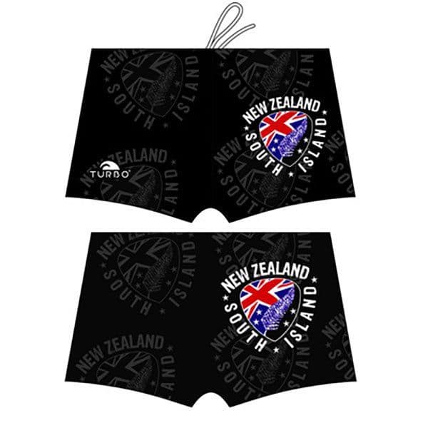Turbo New Zealand Shield Swim Boxer Preto M Homem