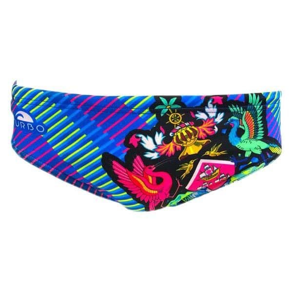 Turbo Emblem Swimming Brief Colorido M Homem