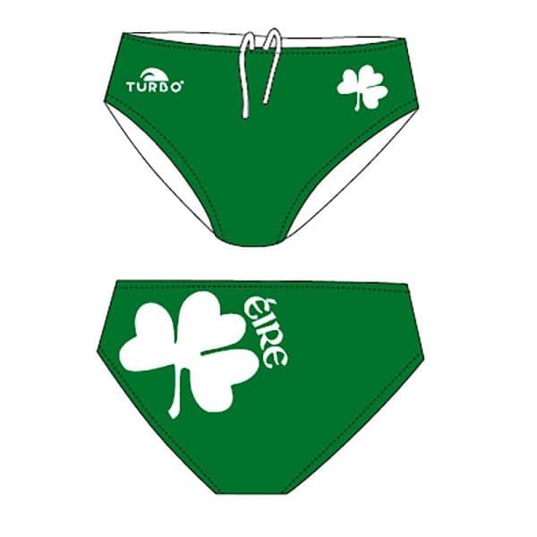 Turbo Eire Ireland Swimming Brief Verde 3XL Homem