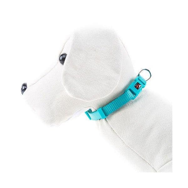 Nayeco Coleira Nylon Linha Basic Cor Agua-marinha S