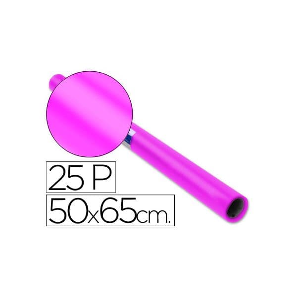 Sadipal Rolo de Papel Lustro 50x65cm 25Fls Rosa Forte