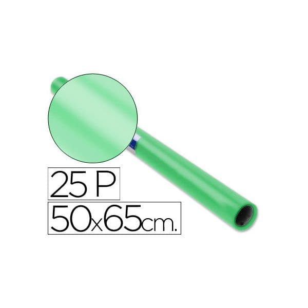 Sadipal Rolo de Papel Lustro 0.50x16.25mt Verde Pálido (12935)