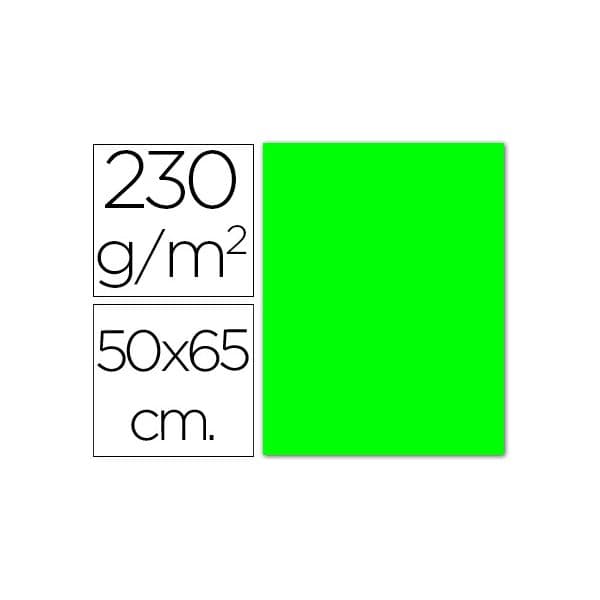 Sadipal Cartolina 50x65cm 230g Verde Fluorescente 10 Un.