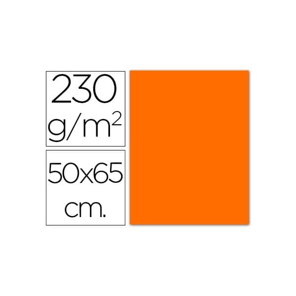 Sadipal Cartolina 50x65cm 230g Laranja Fluorescente 10 Un.
