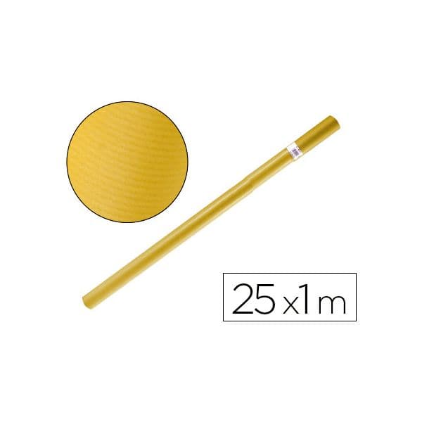 Liderpapel Papel Kraft 25x1m Amarelo