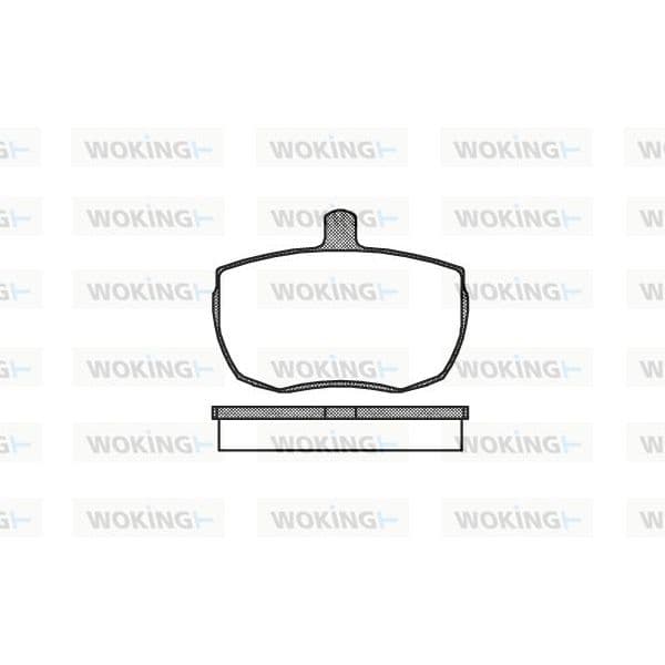 WOKING Jogo de Pastilhas para Travão de Disco - P1563.00